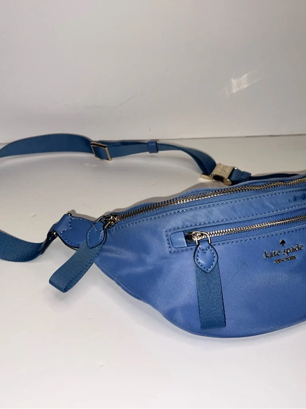 kate spade blue mini belt bag - Picture 3 of 6